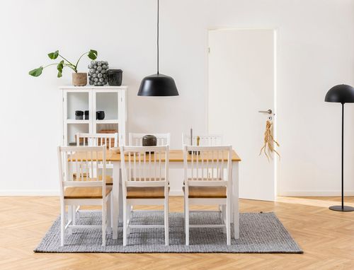 Krzesło Brisbane białe drewniane na Arena.pl