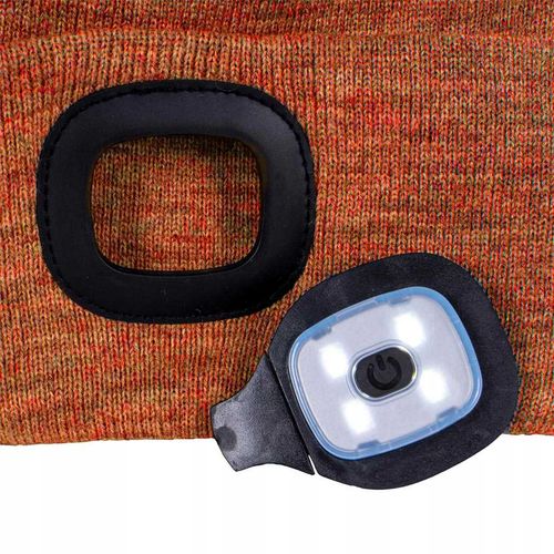 czapka zimowa led z wymienną latarką reis czled_p na Arena.pl