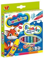 FLAMASTRY BROKATOWE 12 KOL. BAMBINO  8634