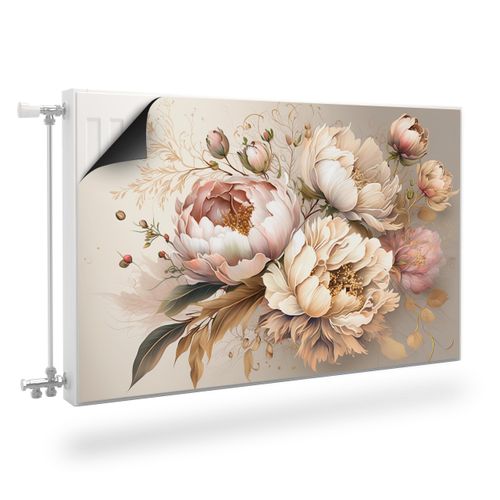 Mata Magnetyczna Na Kaloryfer PEONIE Kwiaty Styl Vintage 120cm x 60cm na Arena.pl