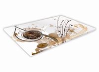 SZKLANA DESKA KUCHENNA 60x20 239c Nuta kawy