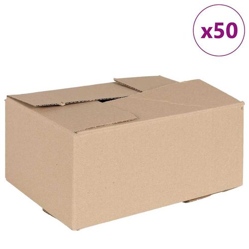 Pudełko składane 50 pcs Brązowy 30 x 21.5 x 14 cm Tektura na Arena.pl