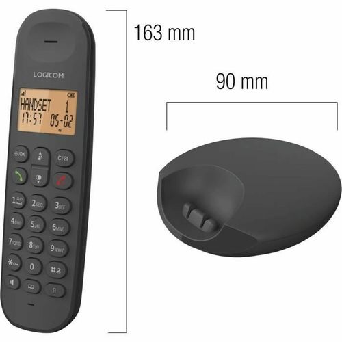 Telefon Stacjonarny Logicom DECT ILOA 150 SOLO Czarny na Arena.pl