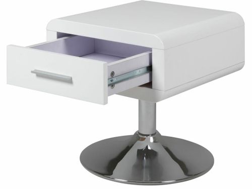 ACTONA szafka COMFORT biała - MDF, chrom na Arena.pl