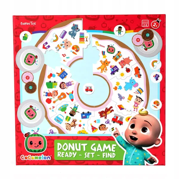 Puzzle, Gra Planszowa, Cocomelon, Pączki, 64 el. zdjęcie 1
