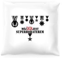 Poduszka Mój tata jest superbohaterem