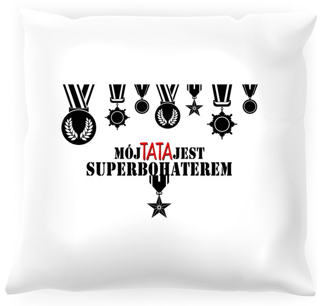Poduszka Mój tata jest superbohaterem zdjęcie 1