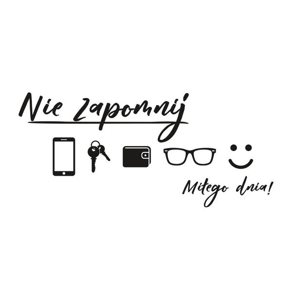 Naklejka W Tym Domu N005 L zdjęcie 4