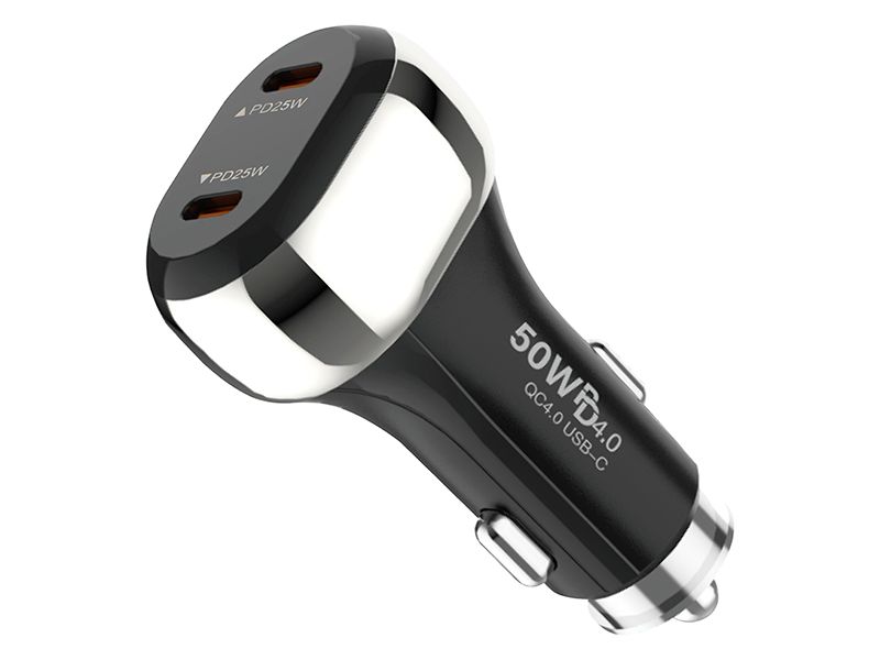 Ładowarka samochodowa G50A 2x USB-C 50W zdjęcie 1