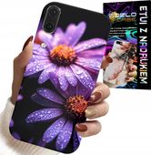 ETUI DO HUAWEI P20 - RÓŻOWA STOKROTKA KWIATY POKROWIEC CASE
