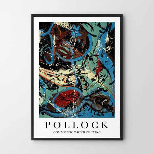 Plakat abstrakcje obrazy Pollock 40x50 cm na Arena.pl
