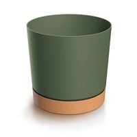 doniczka tubo pm 14,8cm - zielona pinia