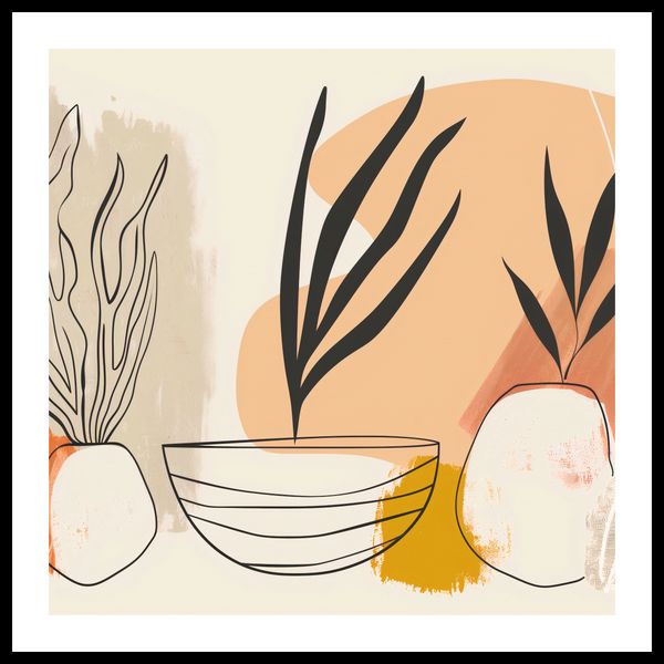 Plakat 70x70cm Szkice Botaniczne zdjęcie 3