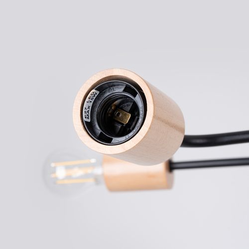 Żyrandol TIMBO 6 czarny na Arena.pl