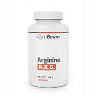 ARGININA A.K.G PRZEDTRENINGÓWKA POMPA ENERGIA MIĘŚNIE - GymBeam 120 tab