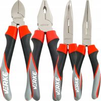 ZESTAW SZCZYPIEC SZCZYPCE UNIWERSALNE KOMBINERKI OBCINACZKI KLESZCZE 4el