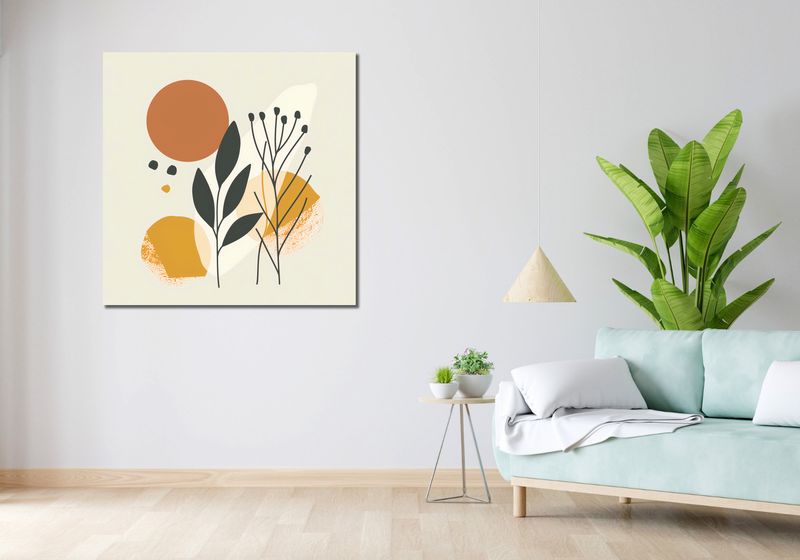 Obraz 100x100cm Botaniczna Presja zdjęcie 2