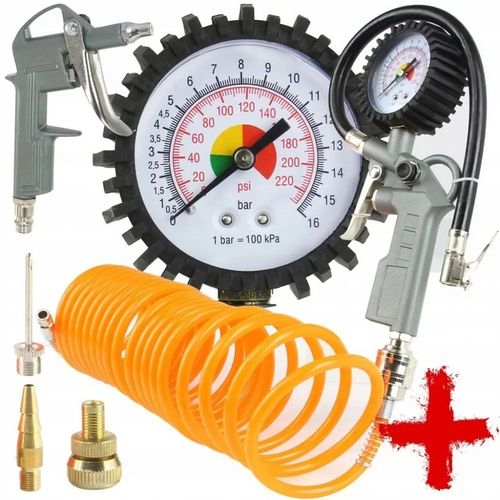 PISTOLET DO POMPOWANIA KÓŁ PRZEDMUCHIWANIA ZESTAW na Arena.pl