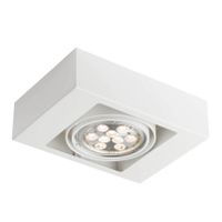 Spot LAMPA sufitowa KOGA 7115 Shilo natynkowa OPRAWA prostokątna metalowa do łazienki biała