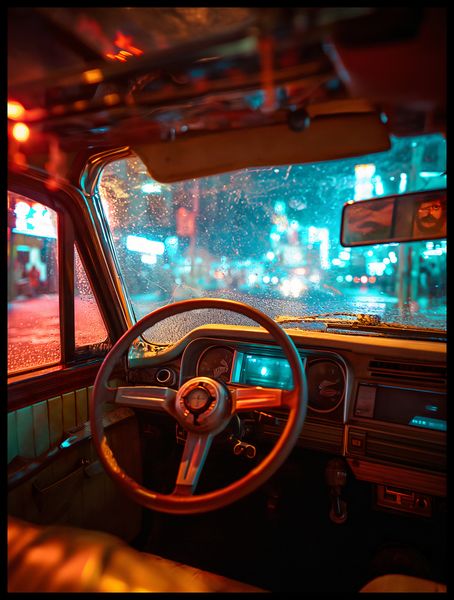 Plakat 60x80cm Nocny Kierowca zdjęcie 2