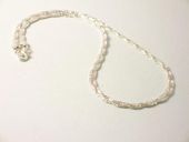 Posrebrzany łańcuszek fantazyjny