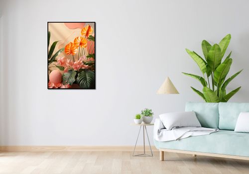 Plakat 64x90cm Pomarańczowy Raj na Arena.pl