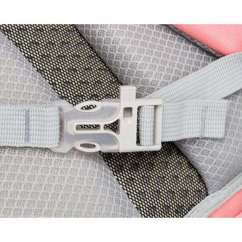 szkolny, różowy plecak z oddychającego poliestru z pasem na Arena.pl