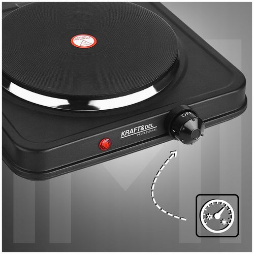 KUCHENKA PRZENOŚCNA ELEKTRYCZNA JEDNOPALNIKOWA TURYSTYCZNA 2000W na Arena.pl