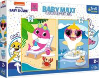 TREFL 43005 Puzzle Baby MAXI 2x10 Wesoły dzień rekina