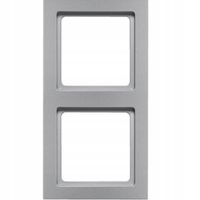 Berker Q.3 Ramka 2-krotna podwójna aluminium 10126094 HAGER