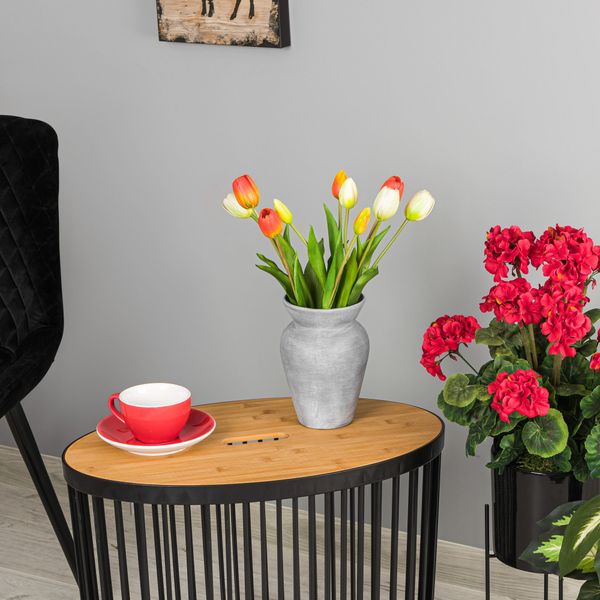 Wazon Ceramiczny Baryłka  Szary flakon zdjęcie 7