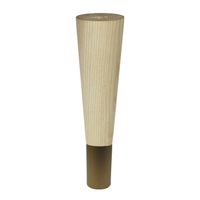 Noga, nóżka drewniana z mosiężną nakładką, H 250 mm WY01521.NT