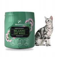HOLISTA RELAXING CAT WEED Waleriana dla KOTA Uspokajająca na STRES Lęk 50g