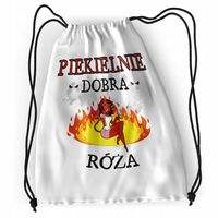 Plecak Dla Róży Sportowy Szkolny Worek Torba Z Nadrukiem Ze Zdjęciem