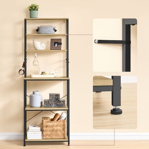 Szafka kuchenna organizer 60x40x167 cm dąb artisan loft na Arena.pl