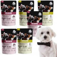 MOKRA KARMA DLA PSA Kawałki mięsa w sosie MIX smaków PETREPUBLIC 20x 100g