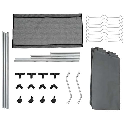 Kosz na pranie z kółkami 4 przegrody szary na Arena.pl