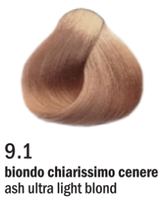 Allwaves Cream Color farba do włosów, koloryzacja trwała, 100 ml 9.1 bardzo jasny popielaty blond