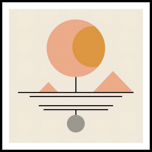 Plakat 60x60cm Geometryczna Utopia na Arena.pl