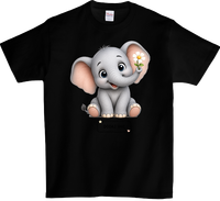 Koszulka T-shirt dla dzieci - Słonik - Dodaj imię jeśli chcesz
