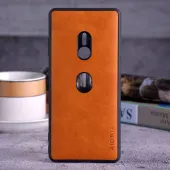 Etui AIORIA Vintage LEATHER do Sony Xperia XZ3 pomarańczowy
