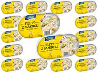 Filety z makreli w oleju 170 g Łosoś Ustka x16szt.