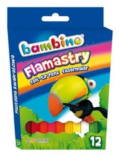 Flamastry Bambino 12 Kolorów na Arena.pl