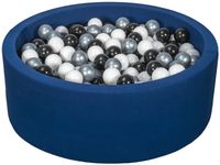 Suchy basen dla dziecka z piłeczkami 150sz granatowy ZABAWA w DOMU OGRODZIE