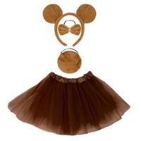 Akcesoria do przebrania ze spódniczką Brązowy Miś