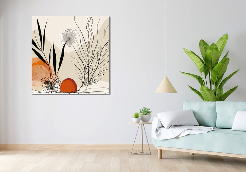 Obraz 100x100cm Echem przez Pustynie zdjęcie 2