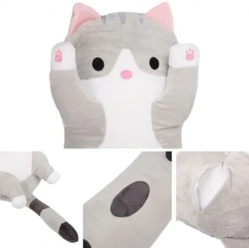 DŁUGI KOT KOTEK PODUSZKA MASKOTKA PLUSZAK 110 cm na Arena.pl