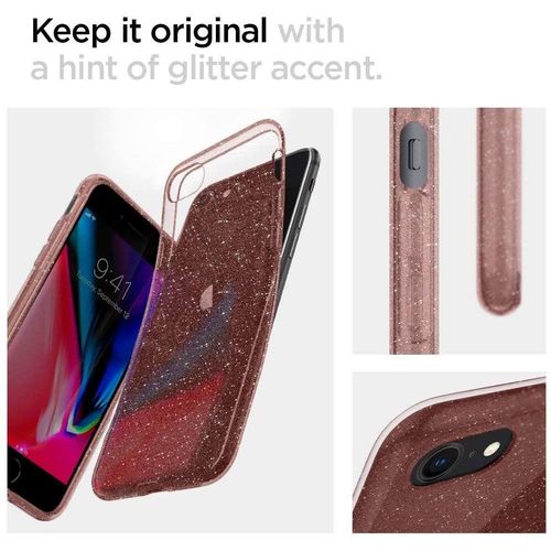 Etui Spigen Liquid Crystal Iphone 7/8 Glitter Rose Quartz na Arena.pl