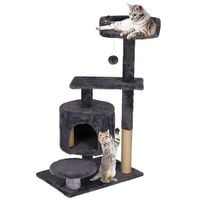 Drapak dla kota sizal 5-poziomowy słupek z zabawką 87 cm