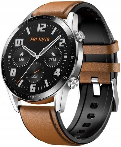 PASEK SKÓRZANY DO HUAWEI WATCH GT 2 2e 3 4 5 GT2 GT3 GT4 GT5 PRO 46MM 48MM na Arena.pl